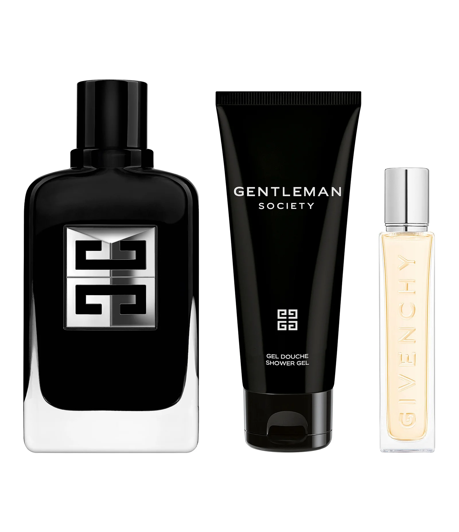 Kit Givenchy Gentleman Society EDP 100ml + Gel de Banho 75ml + Travel Spray 12,5ml KIT 2