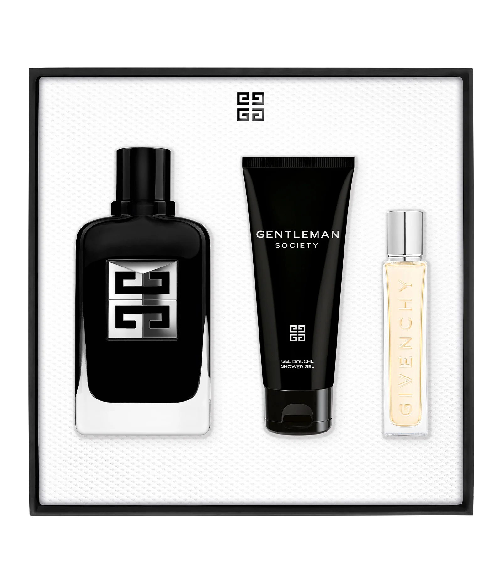 Kit Givenchy Gentleman Society EDP 100ml + Gel de Banho 75ml + Travel Spray 12,5ml KIT 3