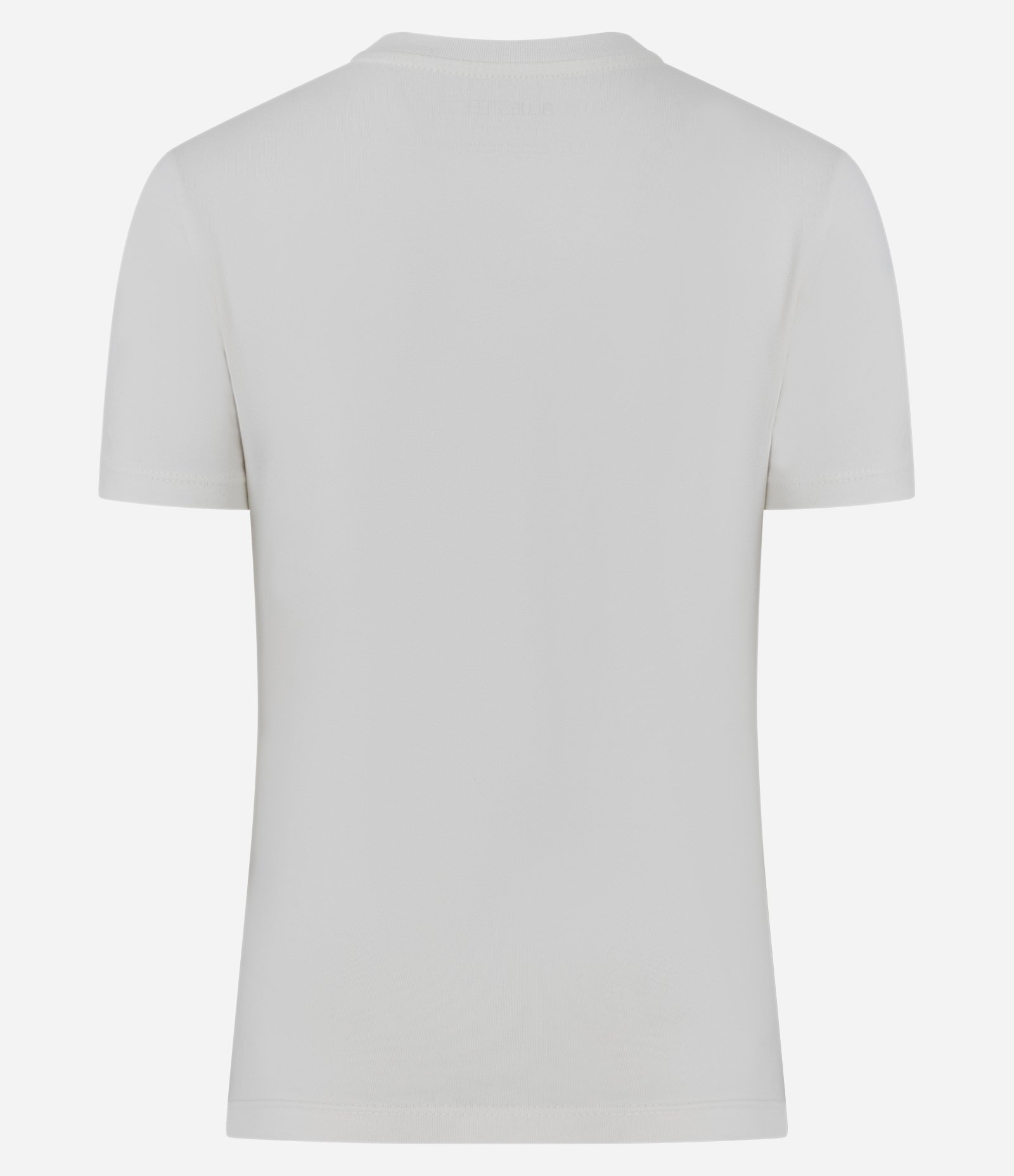 Camiseta em Algodão com Estampa Efeito Corrente Branco 6