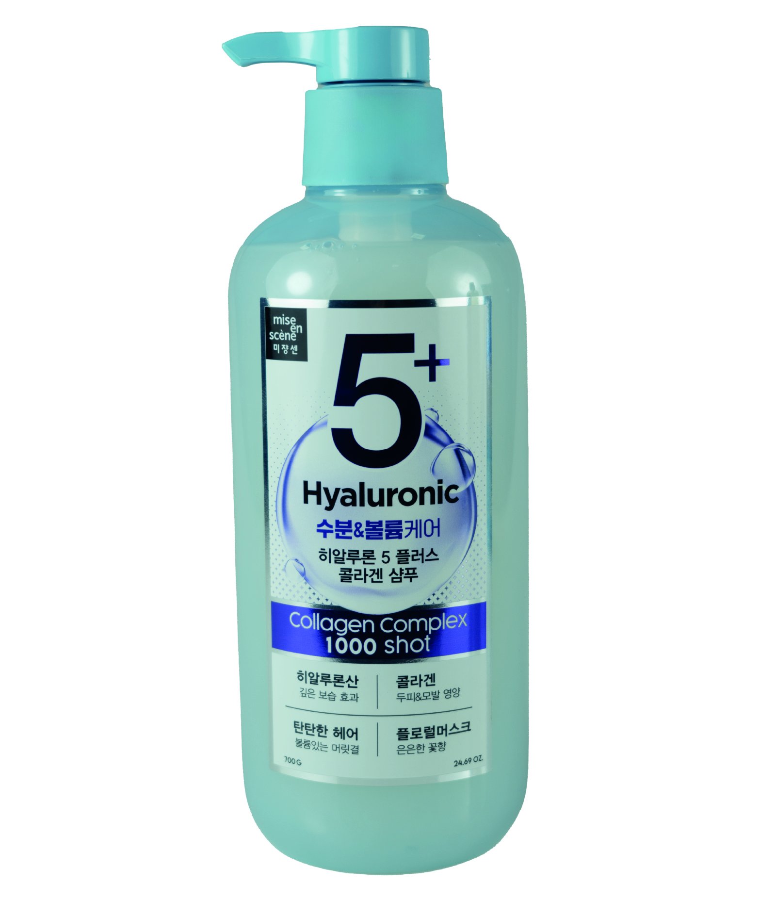 Shampoo Mise en Scene Moisture Line 5+ Hyaluronic Collagen Complex 1000 Shot SH  80ml 1
