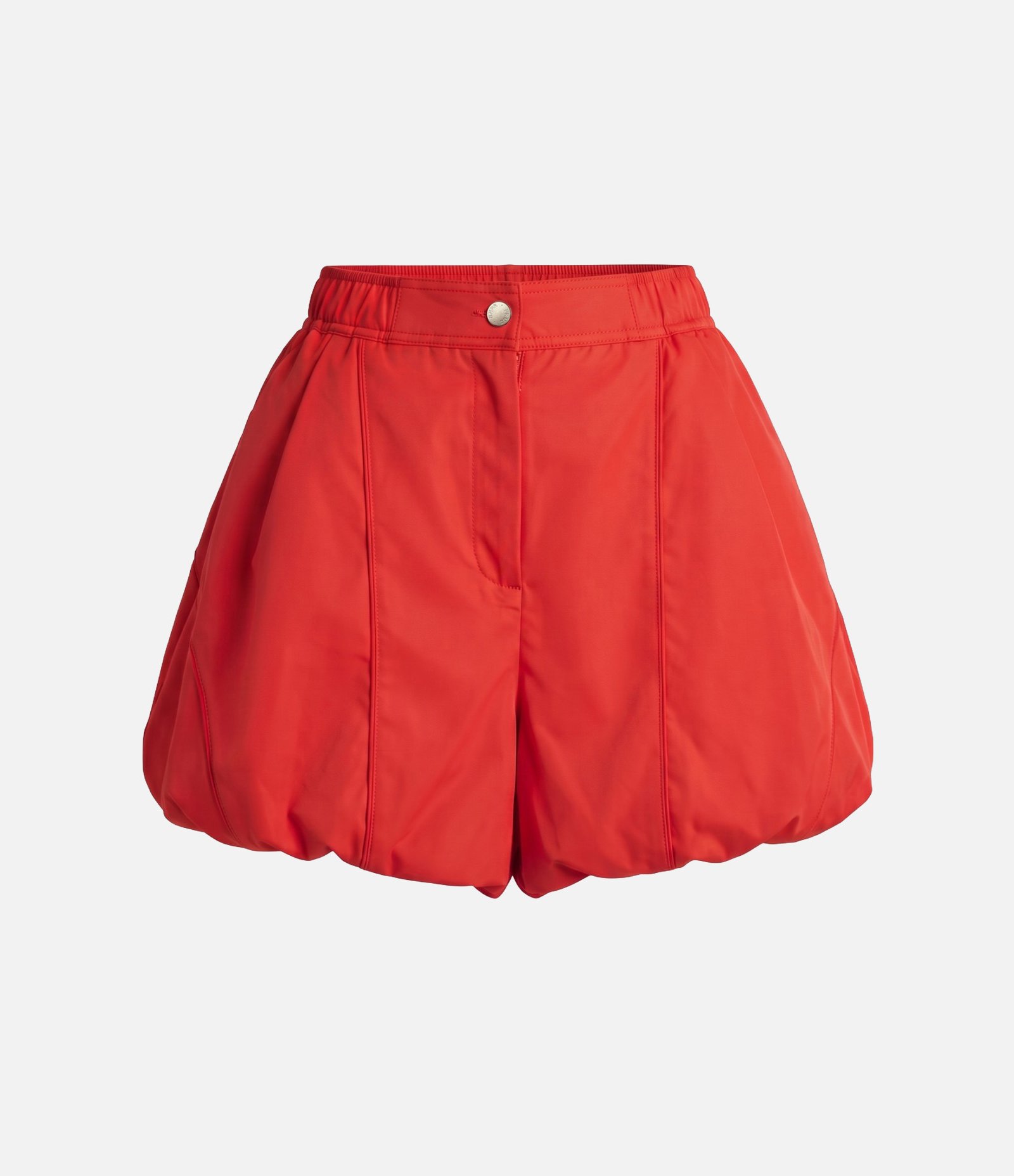 Short Balonê com Cós Alfaiatado e Detalhes Contrastantes Vermelho 3