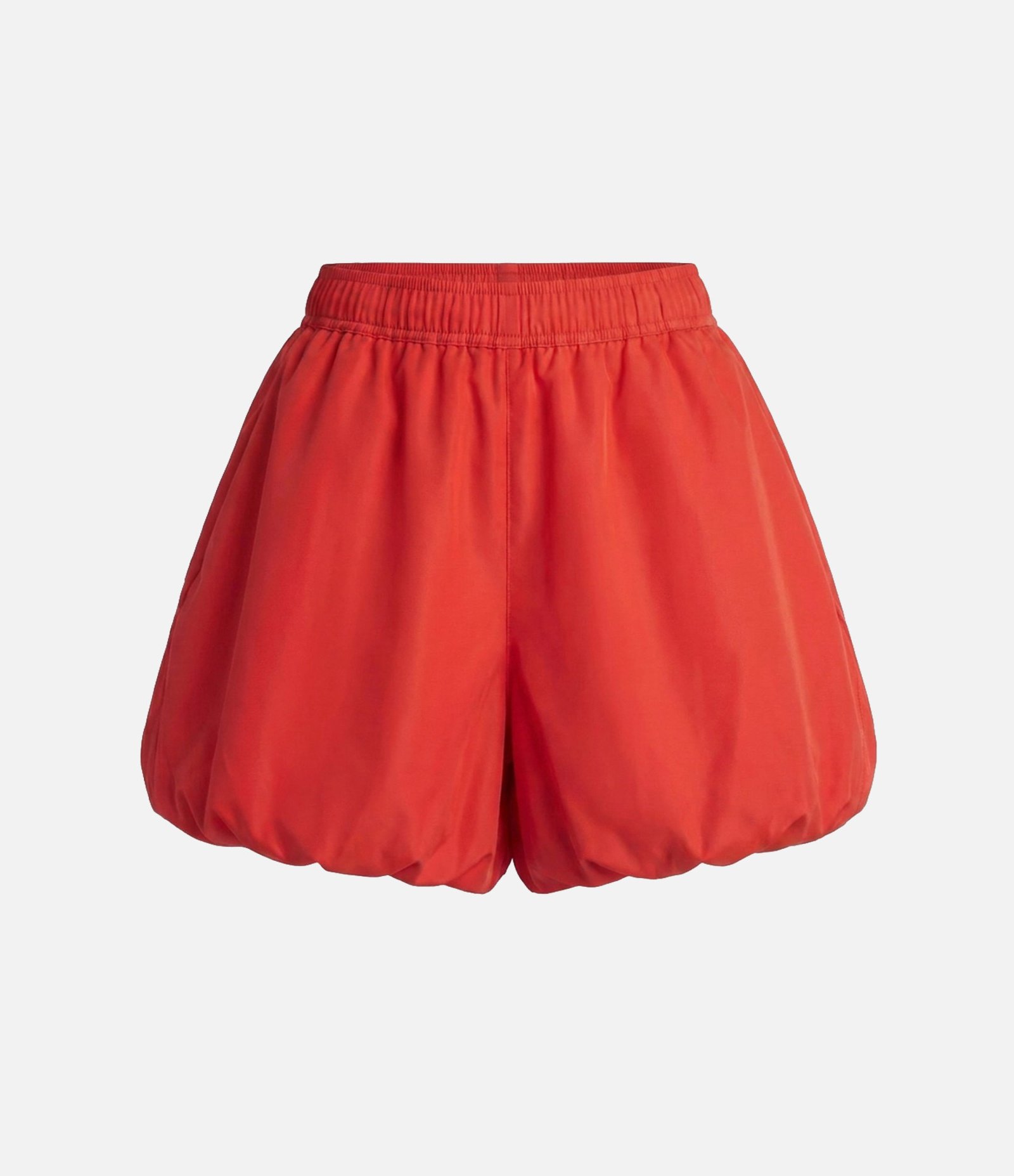 Short Balonê com Cós Alfaiatado e Detalhes Contrastantes Vermelho 4