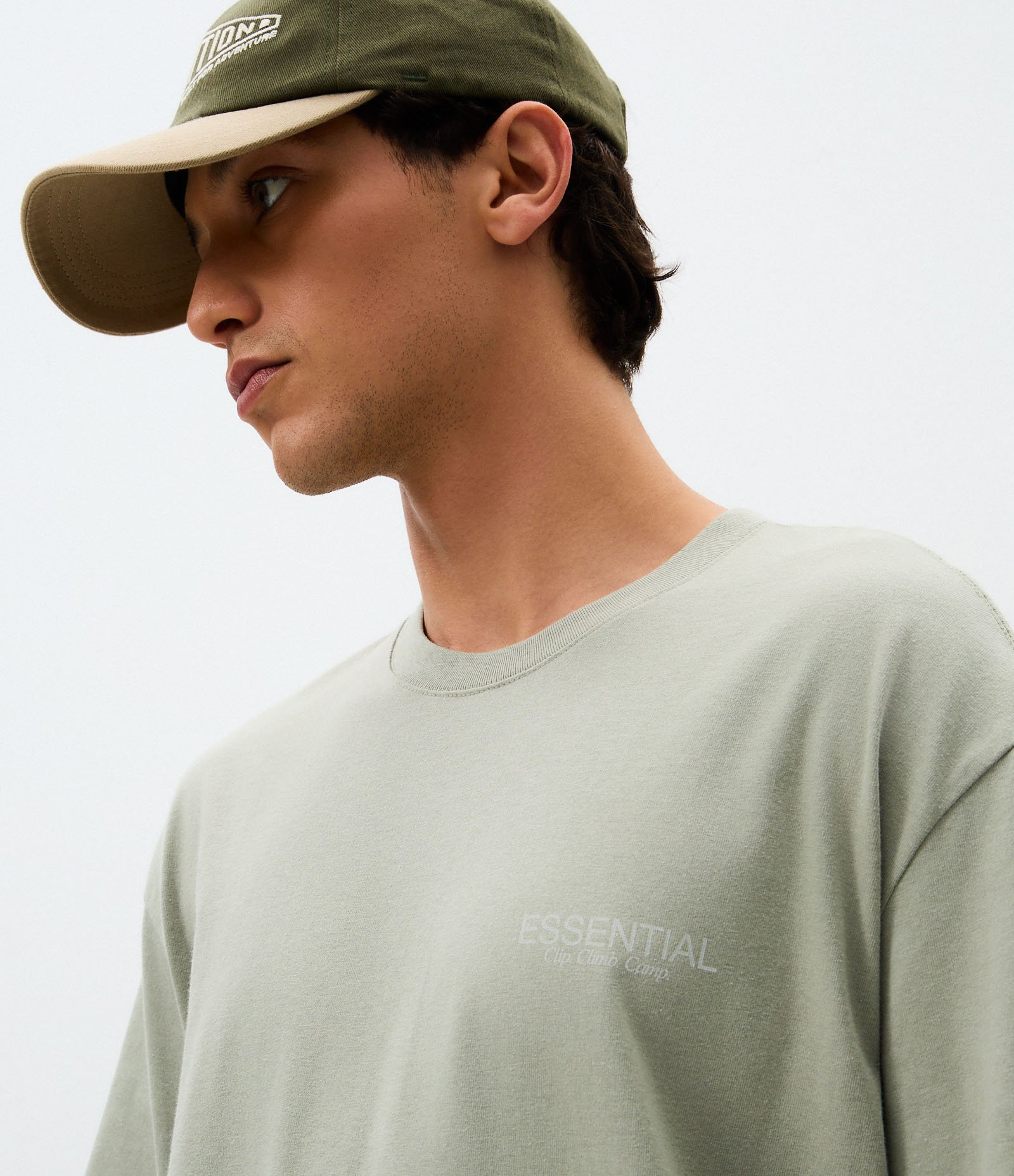 Camiseta Relaxed Essential Mosquetão Verde 3