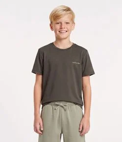 Camiseta Infantil Dry em Poliamida - Tam 5 a 14 Anos