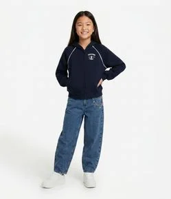 Jaqueta Comfort em Moletom com Capuz Kuromi Infantil - Tam 5 a 16 Anos