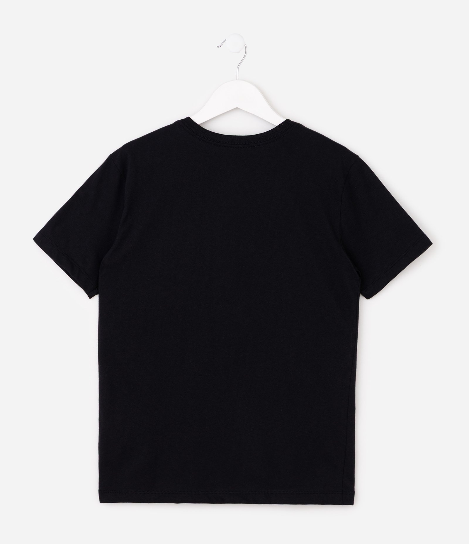 Camiseta Comfort Infantil em Algodão Estampa Six Seven - Tam5 a 14 Anos Preto 2