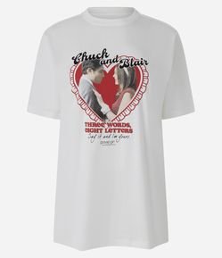 Camiseta Chuck Blair Estampa Frente e Costas