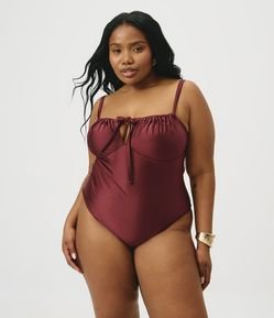Maiô com Amarração Curve & Plus Size