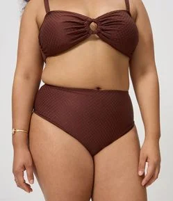 Biquíni Bottom Hot Pant em Microfibra UV 50+ Curve & Plus Size