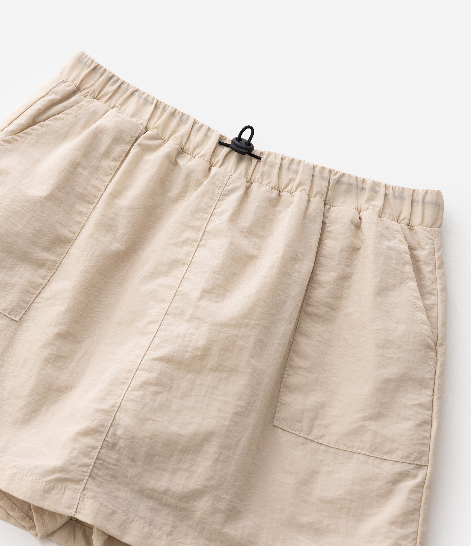 Short Saia Infantil em Microfibra Bege 5