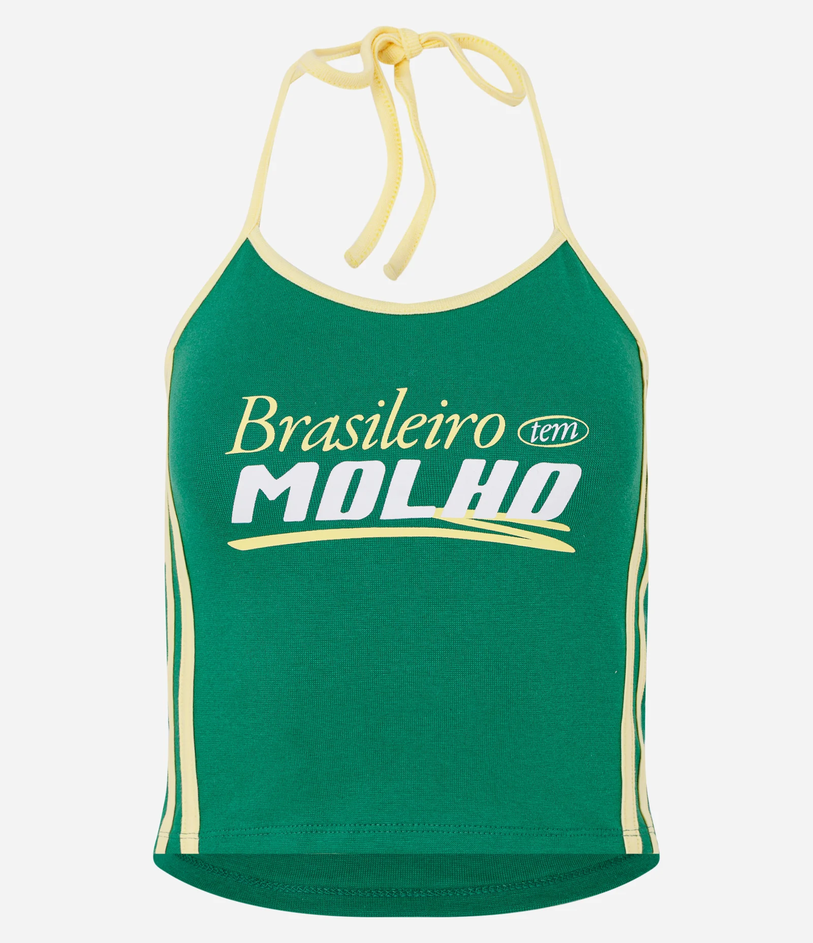 Blusa de Alça com Estampa Brasileiro tem Molho Verde 4