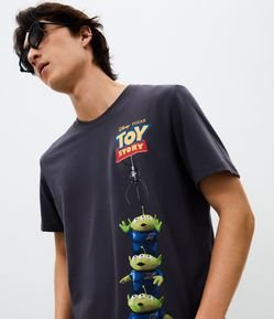 Camiseta Comfort em Algodão com Estampa Toy Story Alien