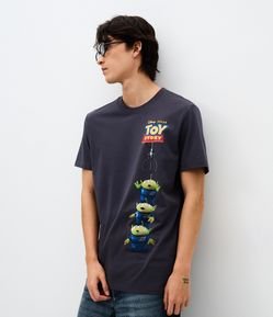 Camiseta Comfort em Algodão com Estampa Toy Story Alien