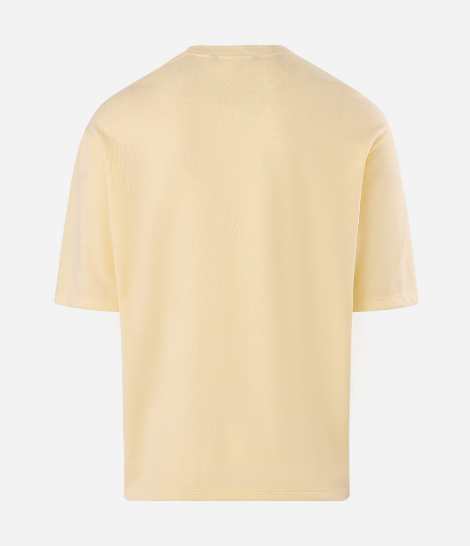 Camiseta Boxy Texturizada Decote Canoa Amarelo 7