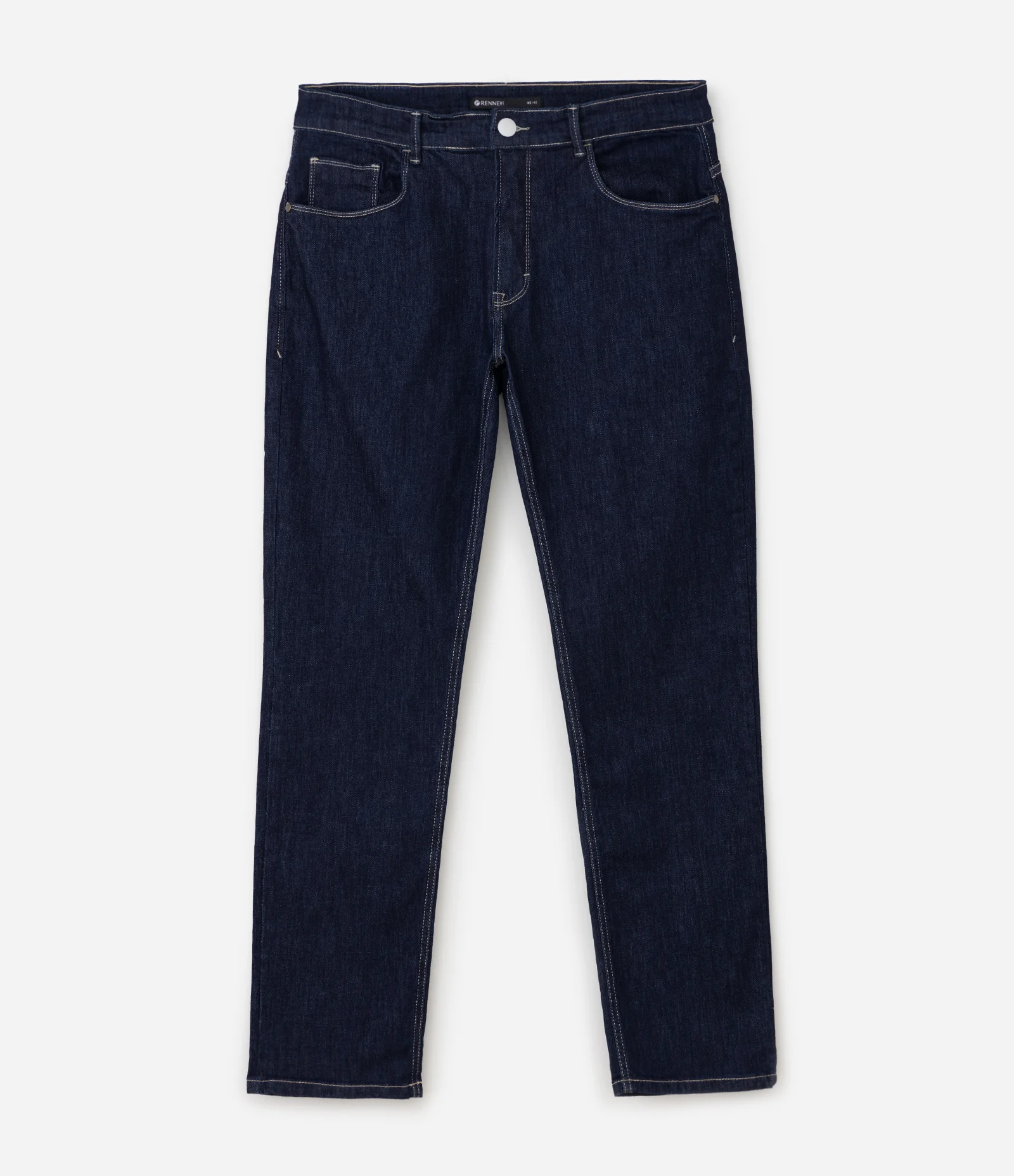 Calça Jeans Slim Raw Tech Azul 1