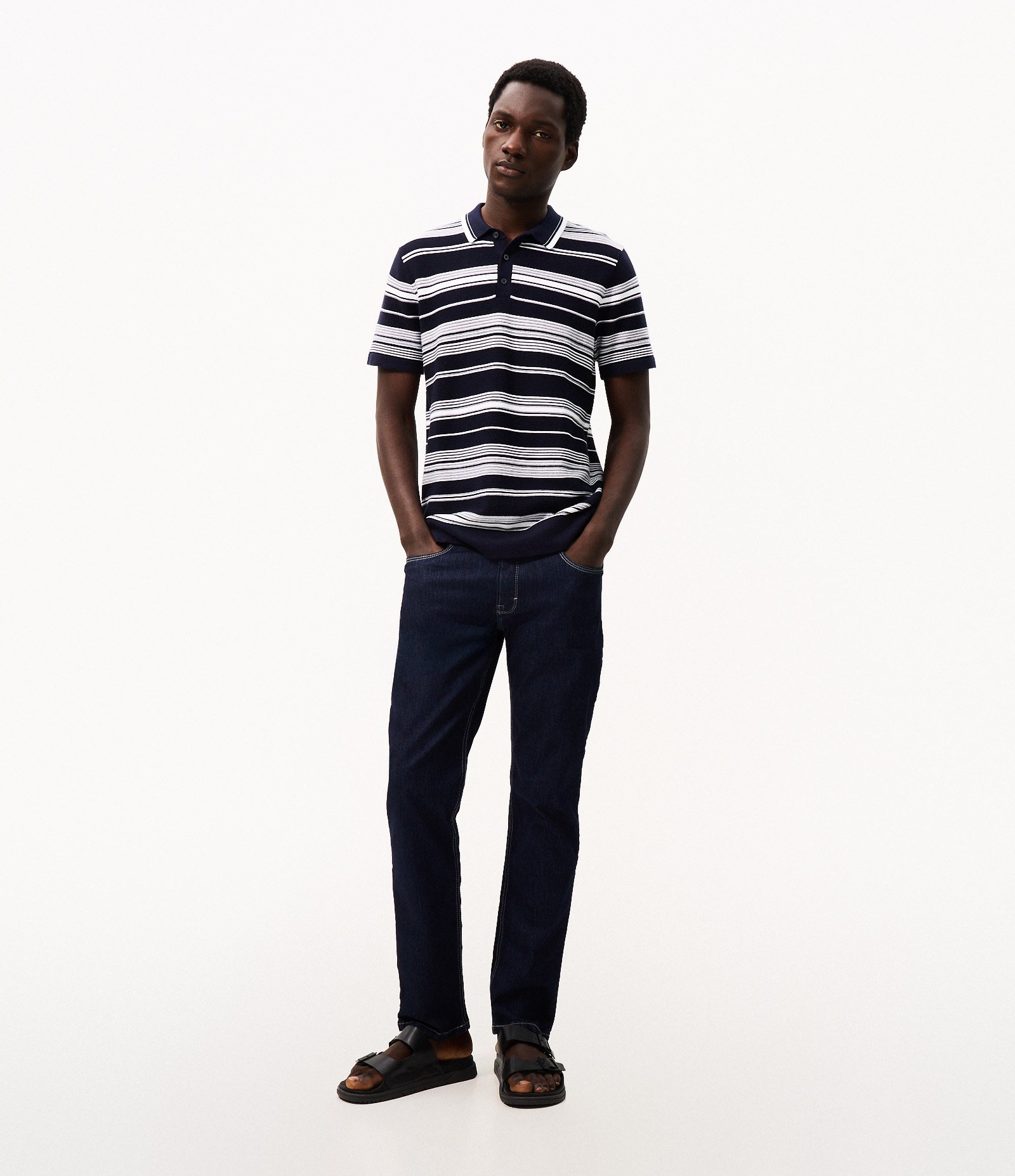 Calça Jeans Slim Raw Tech Azul 1
