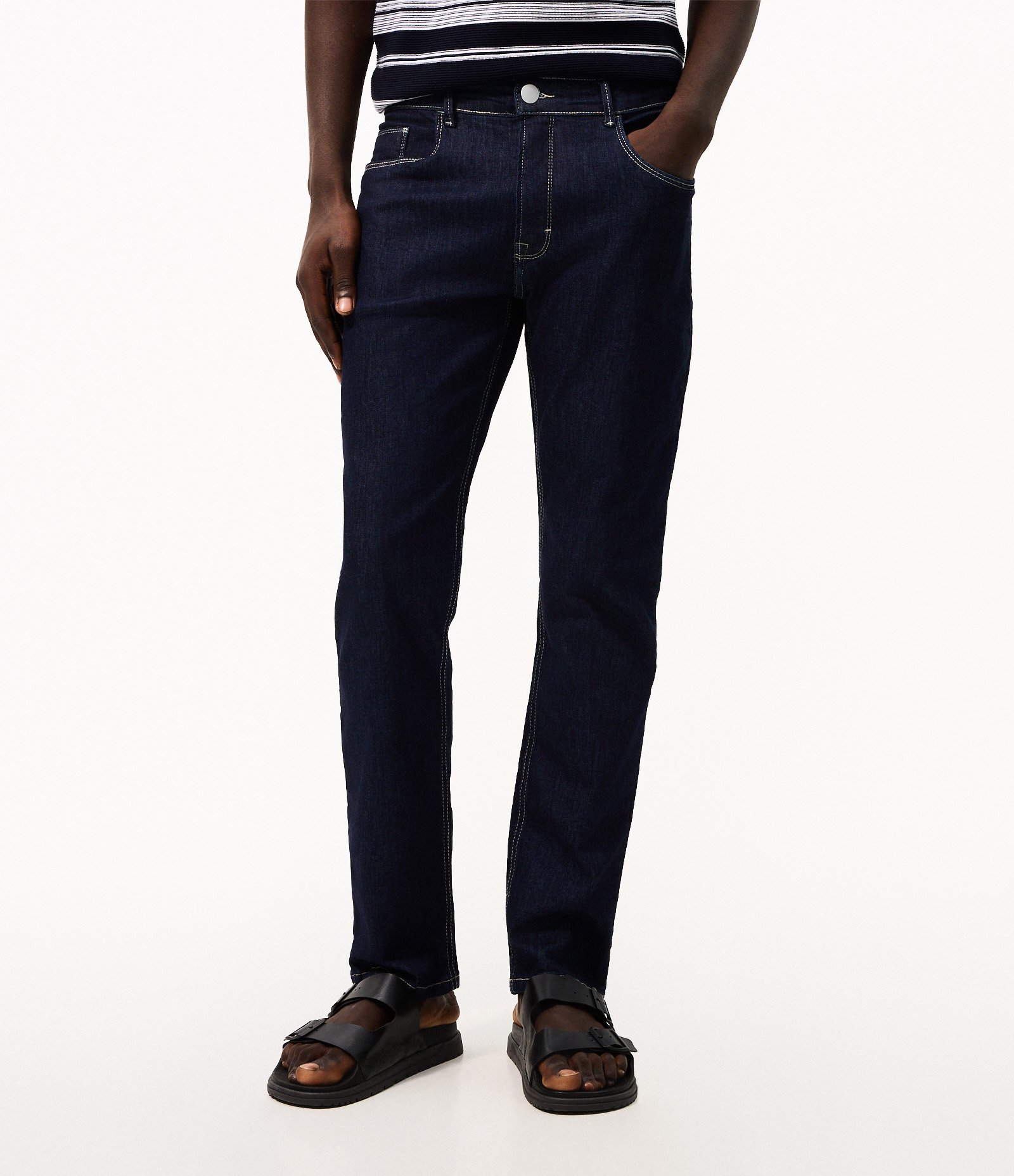 Calça Jeans Slim Raw Tech Azul 2