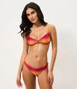 Biquini Calcinha Asa Delta com Estampa Tie Dye
