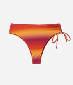 Biquíni Calcinha Hot Pants  com Estampa Tie Dye