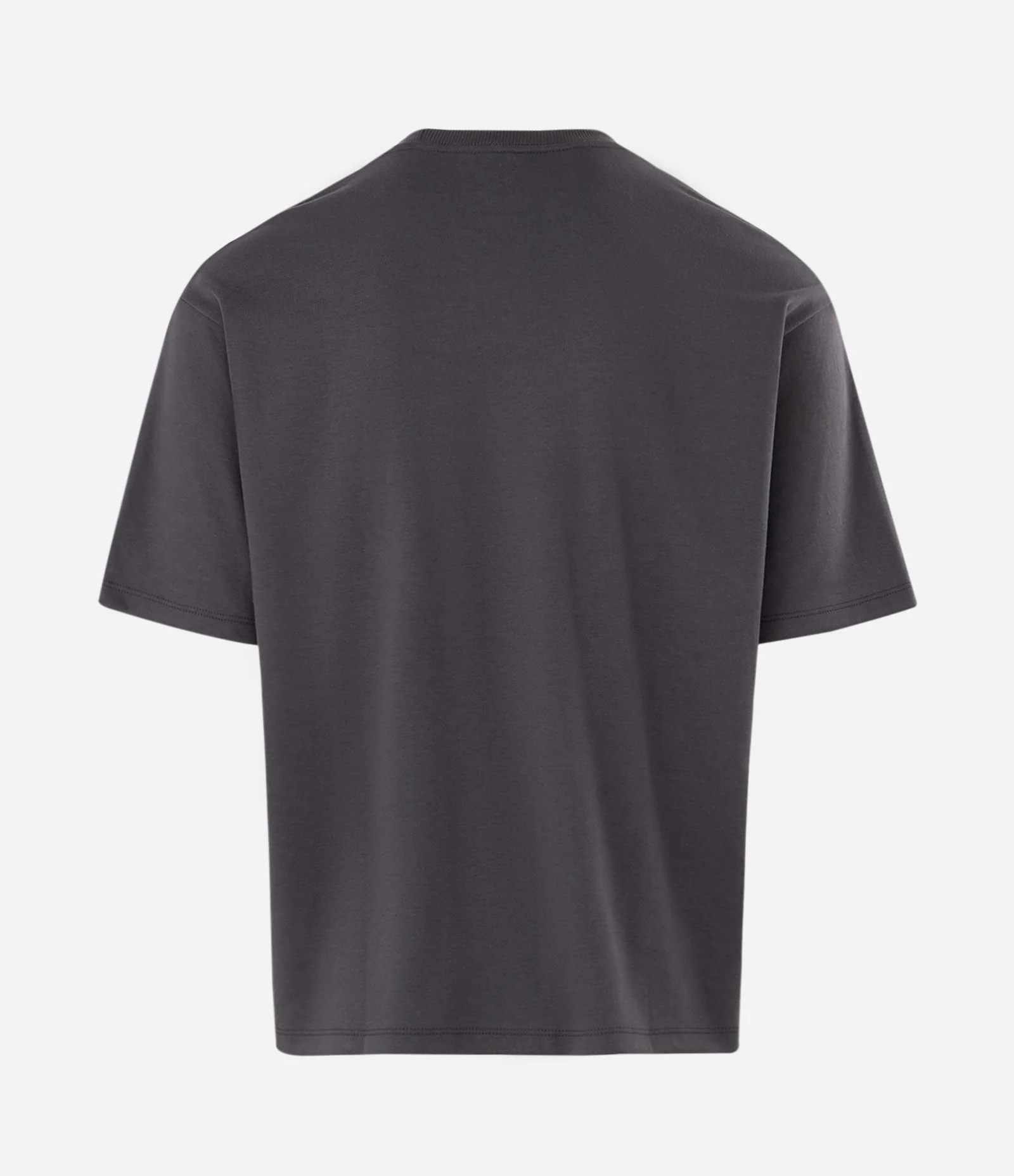 Camiseta Boxy Suedini Minimal Cinza 6