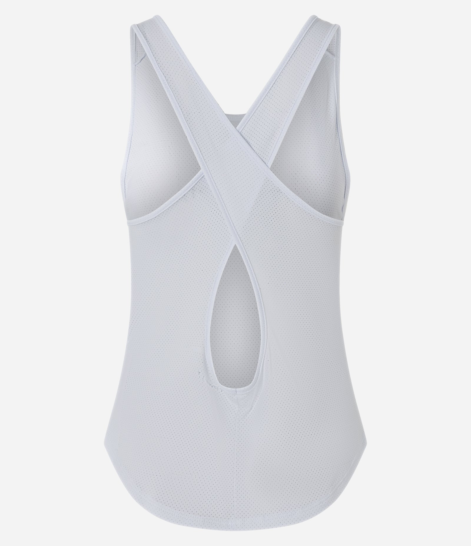 Regata Esportiva em Microfibra com Alças Cruzadas Branco 7