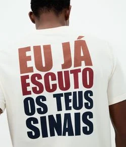 Camiseta Alceu Valença Estampa Frontal e Costas