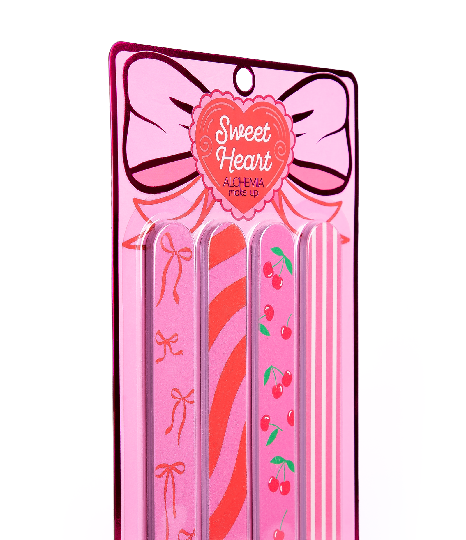 Kit Alchemia com 4 lixas de unhas Sweet Heart KIT 2