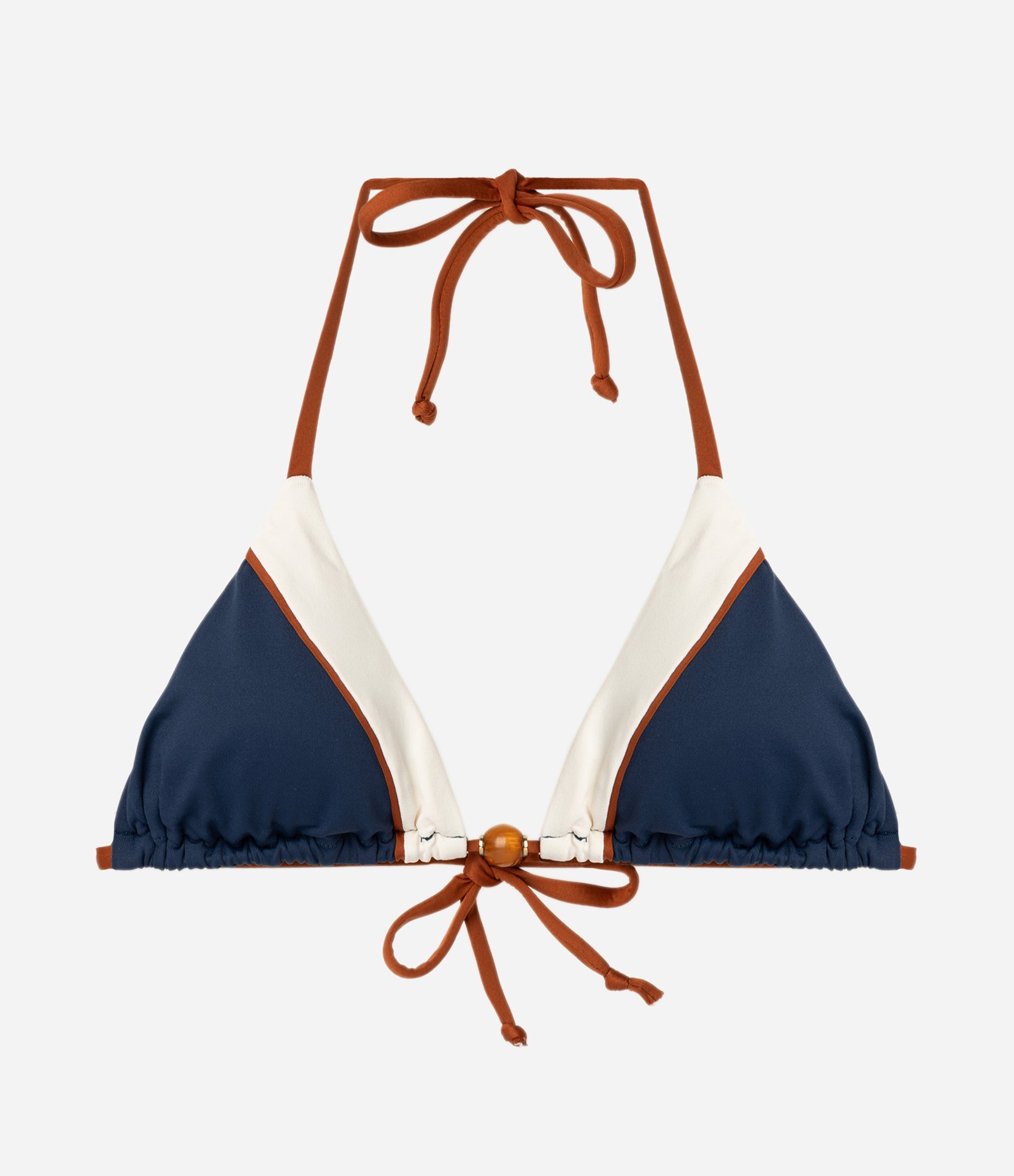 Biquíni Top Cortininha em Microfibra com Estampa Color Block Azul 5