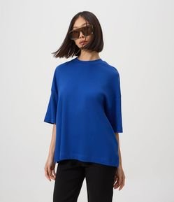Camiseta Oversized em Algodão
