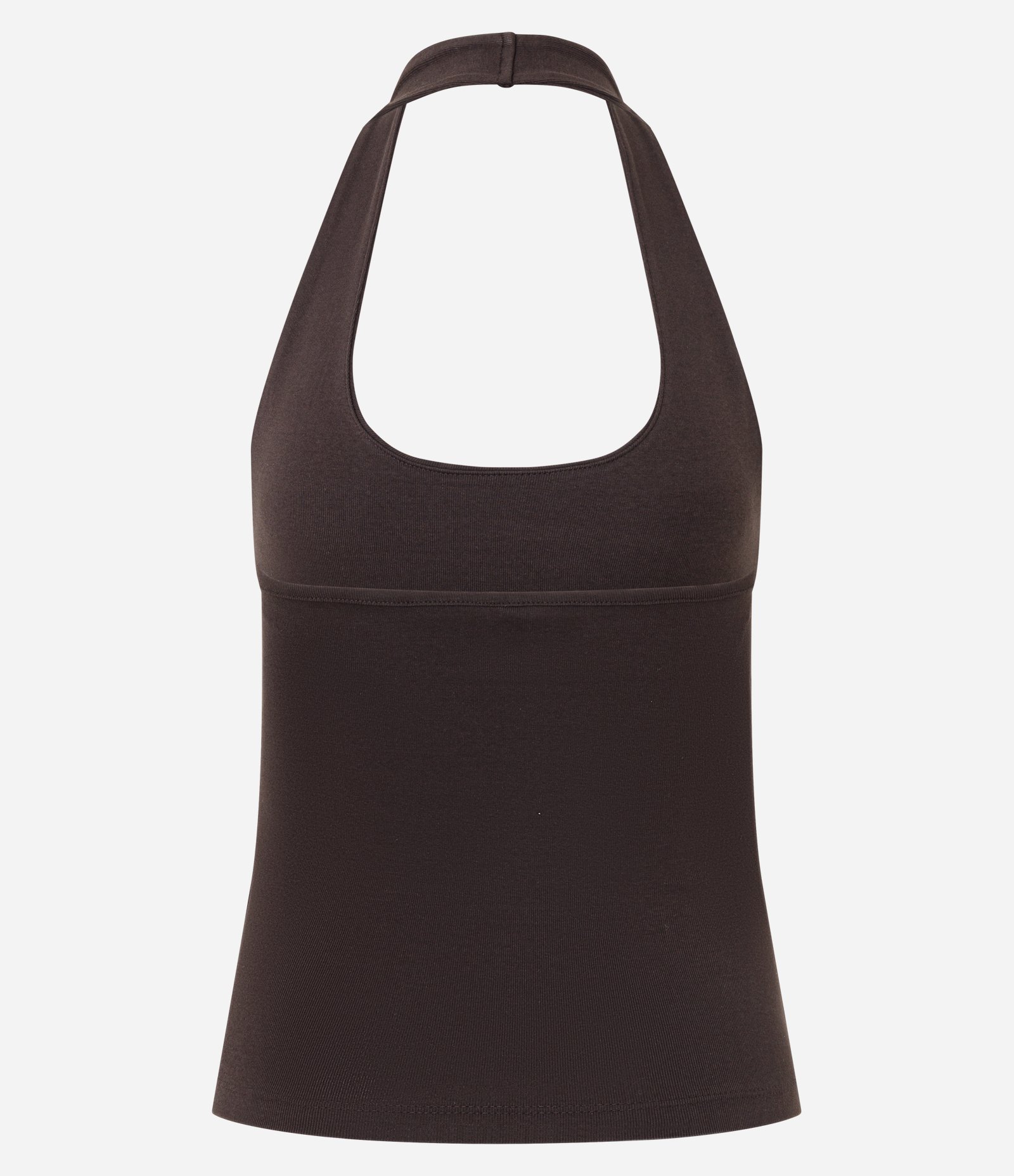 Blusa Frente Única em Ribana Marrom 2