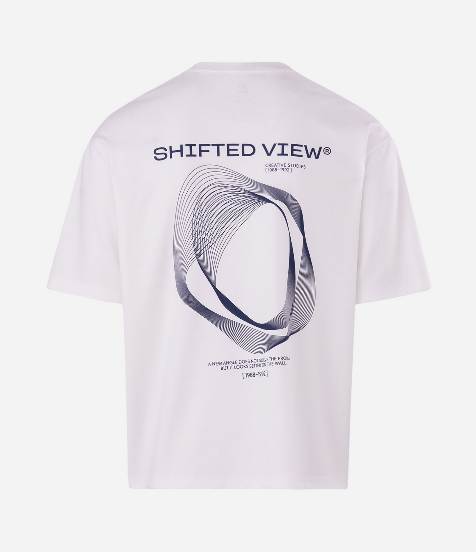 Camiseta Boxy Shifted View Branco 6