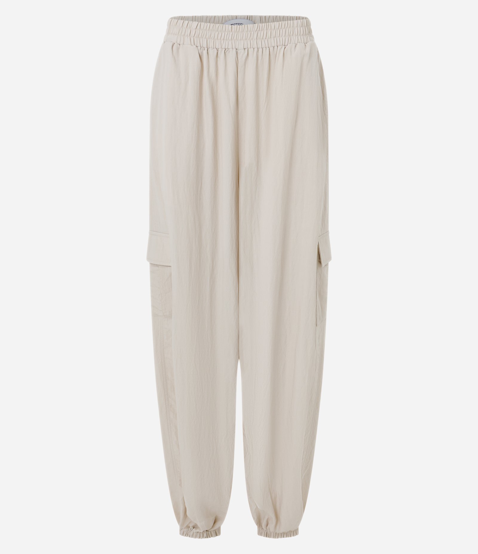 Calça Cargo Jogger com Bolsos Utilitários e Cós Elástico Cinza 1