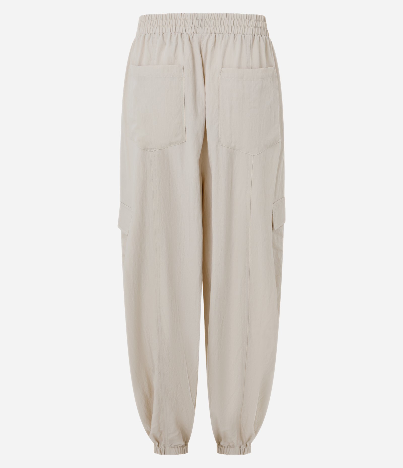 Calça Cargo Jogger com Bolsos Utilitários e Cós Elástico Cinza 2