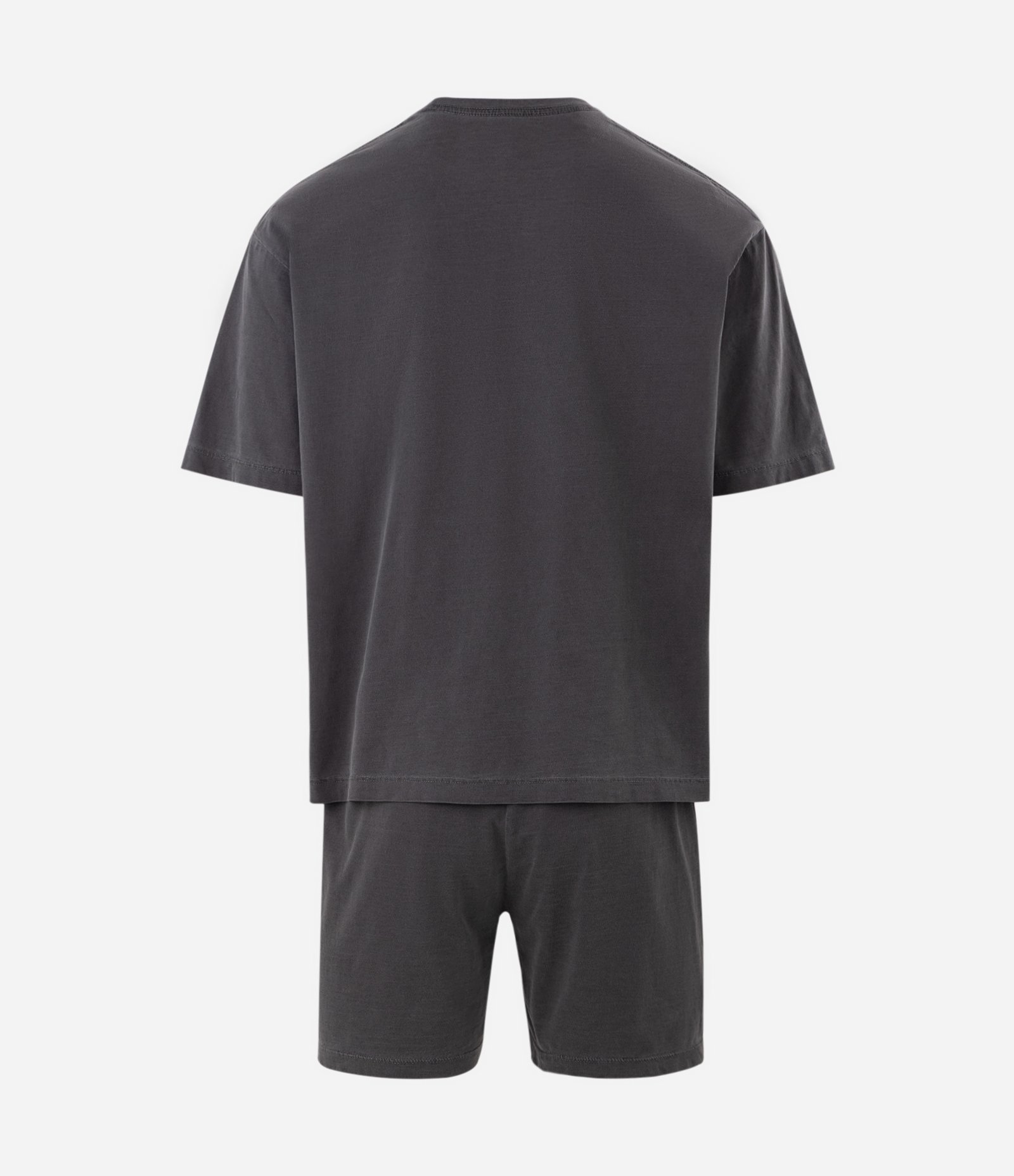 Pijama Curto Boxy em Algodão Preto 6