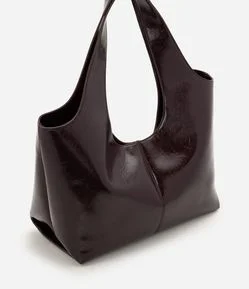 Bolsa Shopper Grande em PU com Alça Larga