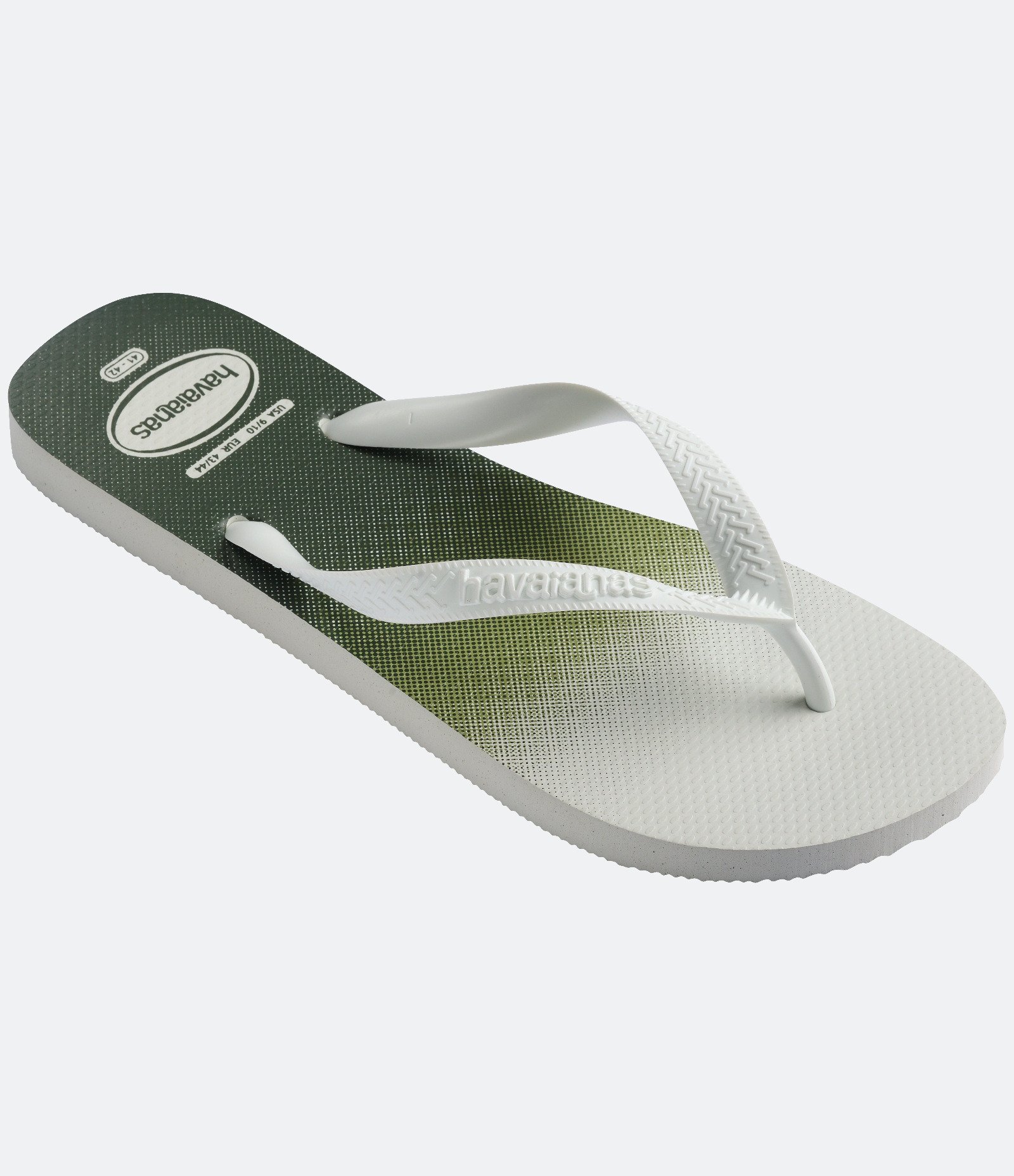 Chinelo Havaianas Top Basic Branco/Verde 2