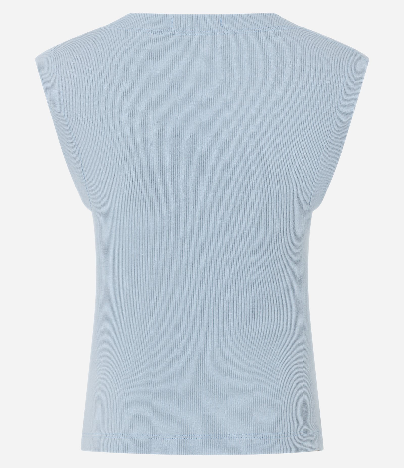 Blusa em Algodão com Gola Canoa Azul Claro 7