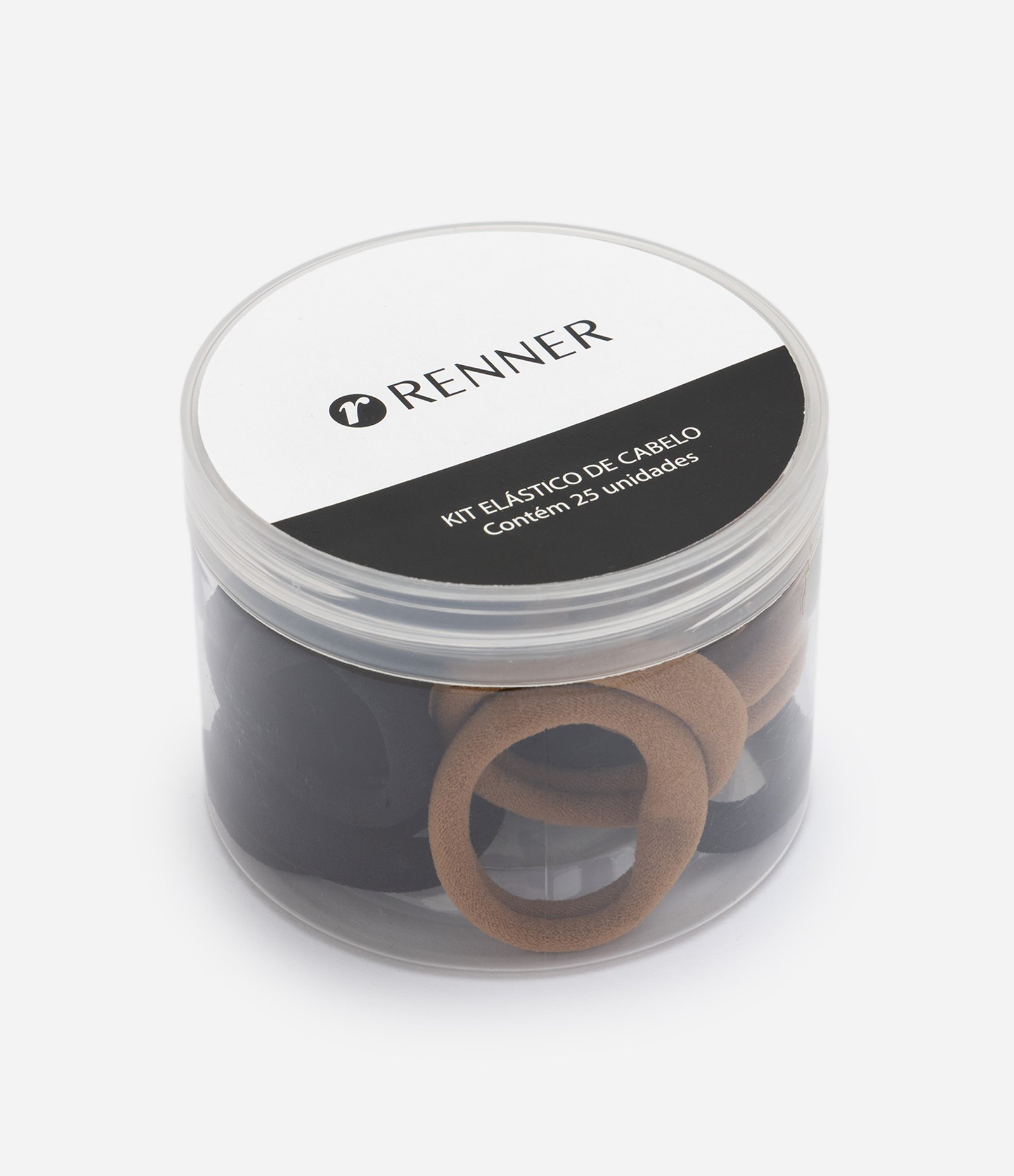 Kit de Elásticos de Cabelo Seamless Multicores 1
