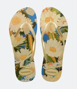 Chinelo Havaianas com Estampa Tropical