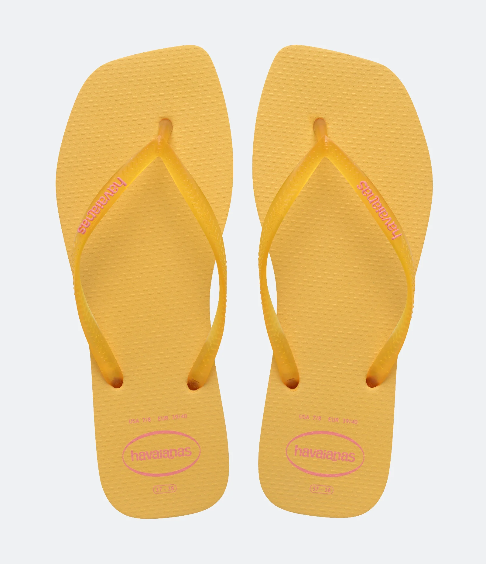 Chinelo Havaianas com Bico Quadrado Amarelo 1