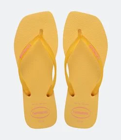 Chinelo Havaianas com Bico Quadrado