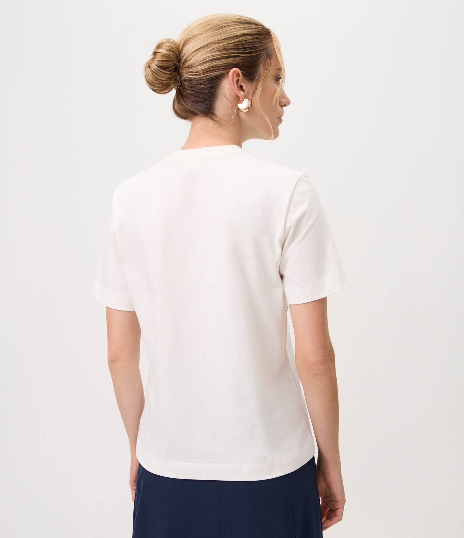 Blusa em Algodão com Bordado Ramos de Floress Branco 4