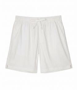 Bermuda com Cós Elástico e Bolsos