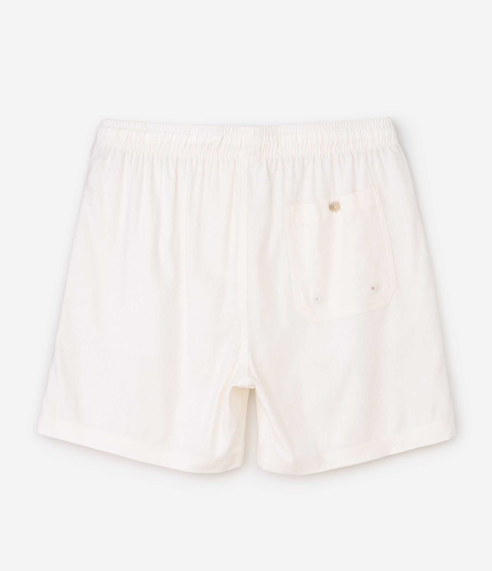 Bermuda com Cós Elástico e Bolsos Off White 2