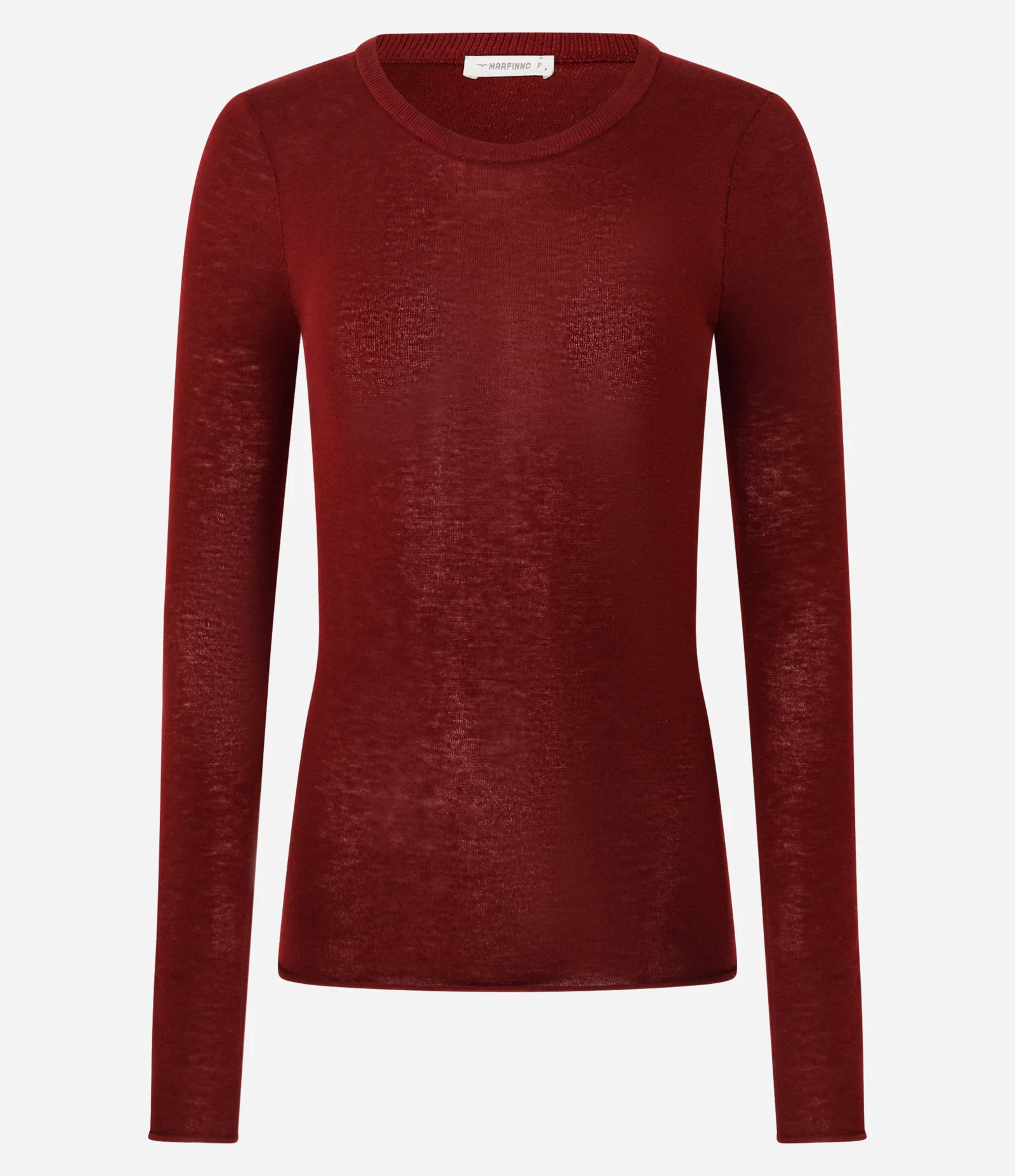 Blusa Justa Alongada em Tricô Vermelho 5