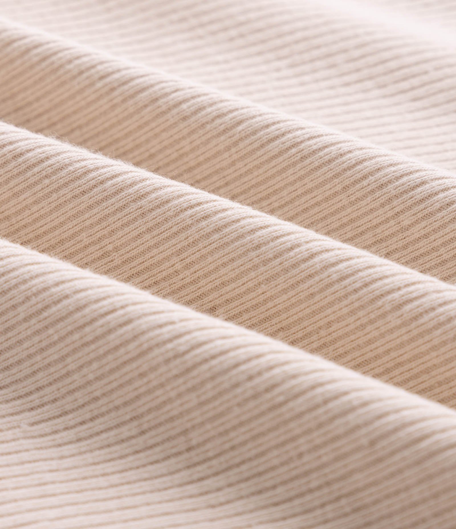 Camiseta Polo em Algodão Texturizado Bege 7