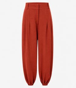 Calça Aladim em Piquet com Cós Estruturado