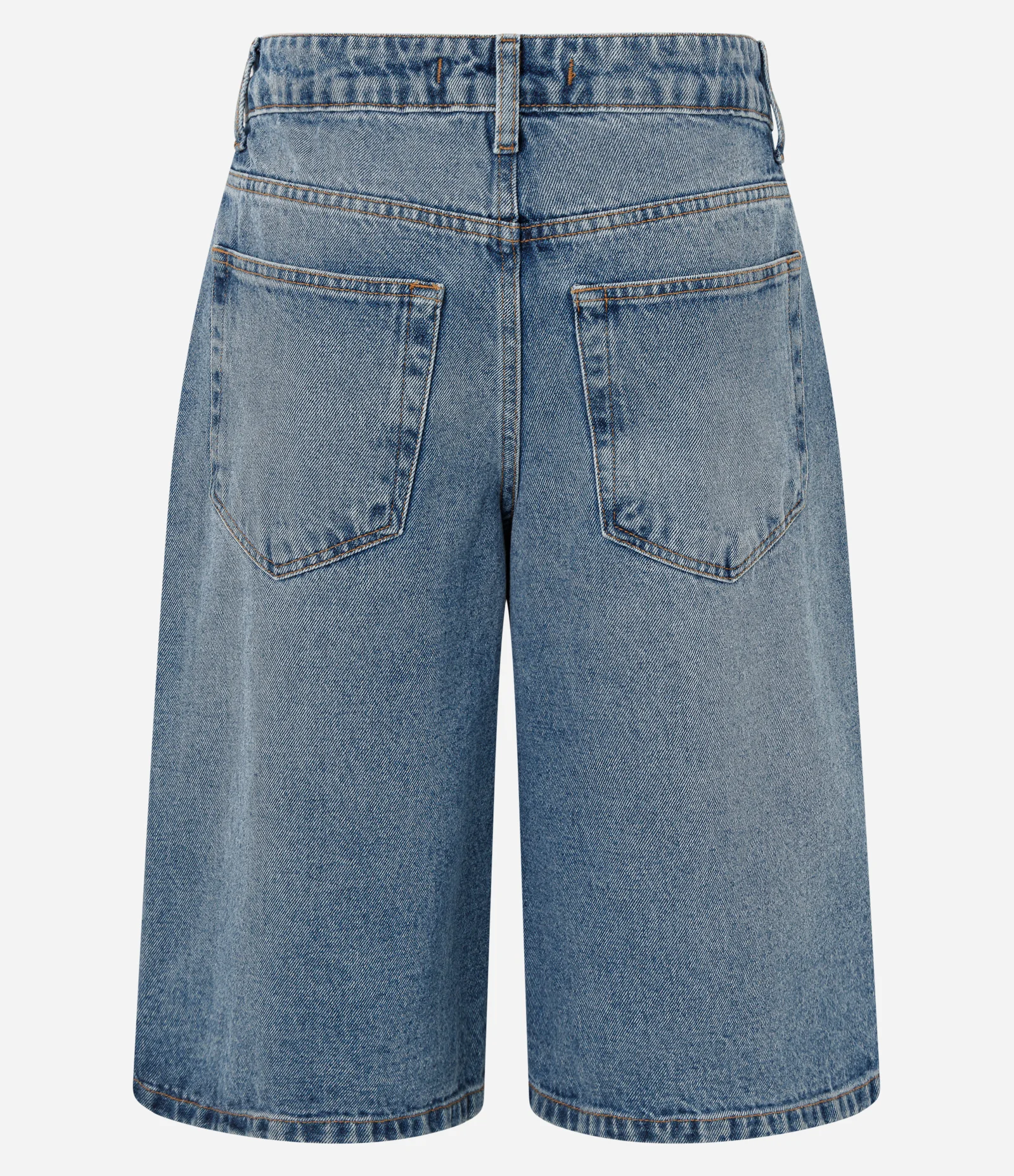 Bermuda Jorts Jeans com Cintura Baixa Azul Vintage 2