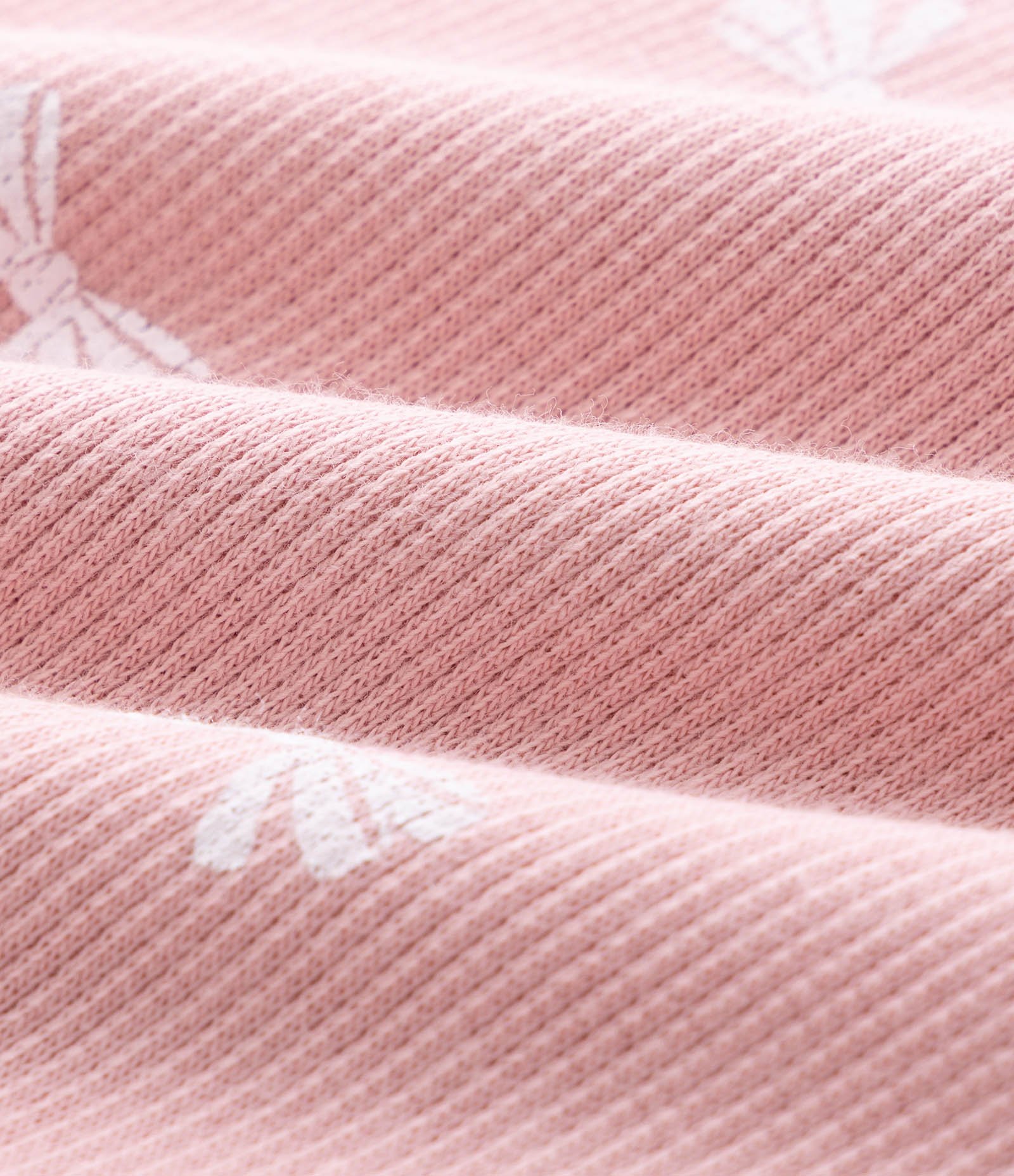 Blusa Slim Infantil em Ribana com Estampa de Laços – Tam 1 a 6 Anos Rosa 3
