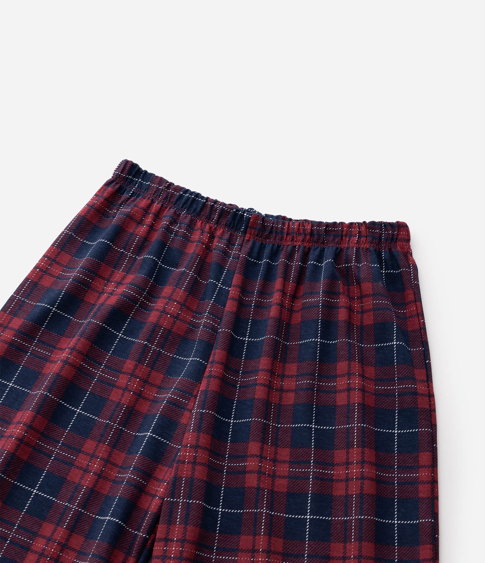 Pijama Infantil Harry Potter com Estampa Hogwarts e Calça Xadrez – Tam 7 a 16 Anos Off White/Vermelho/Azul 4
